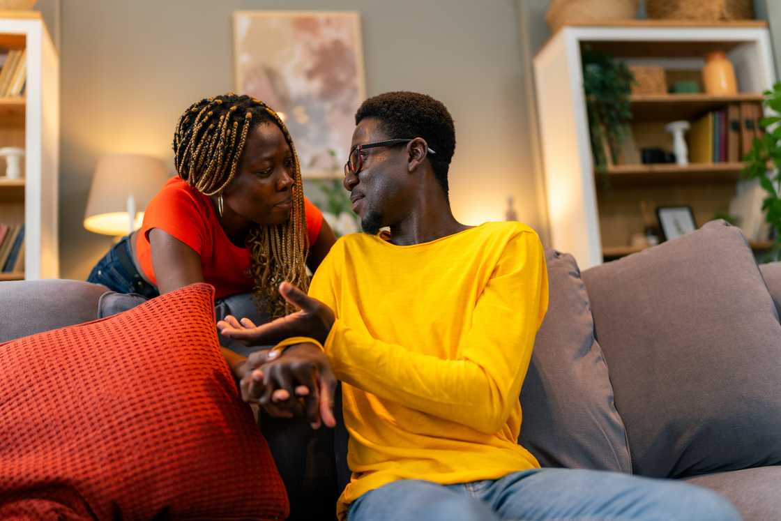 Happy young couple spending quality time together Happy young couple spending quality time together