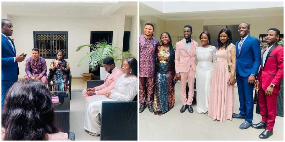 Nigerian lady inspires the internet with her small wedding that had only 5 guests Nigerian lady inspires the internet with her small wedding that had only 5 guests