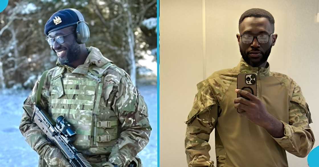 Ghanaian man, soldier, British Army, Greener pastures, relocated abroad Ghanaian man, soldier, British Army, Greener pastures, relocated abroad