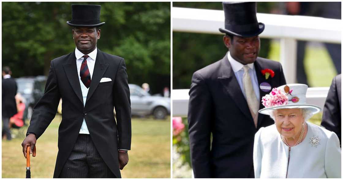 Major Nana Kofi Twumasi-Ankrah served as Queen Elizabeth's first black assistant