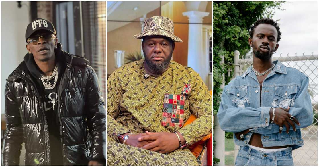 Shatta Wale, Bull Dog, and Black Sherif Shatta Wale, Bull Dog, and Black Sherif