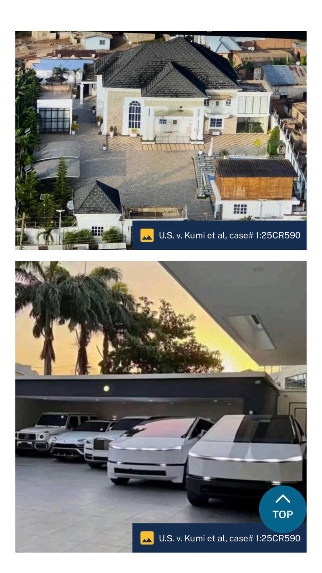US, FBI, Abu Trica, US Attorney, Properties, Seized