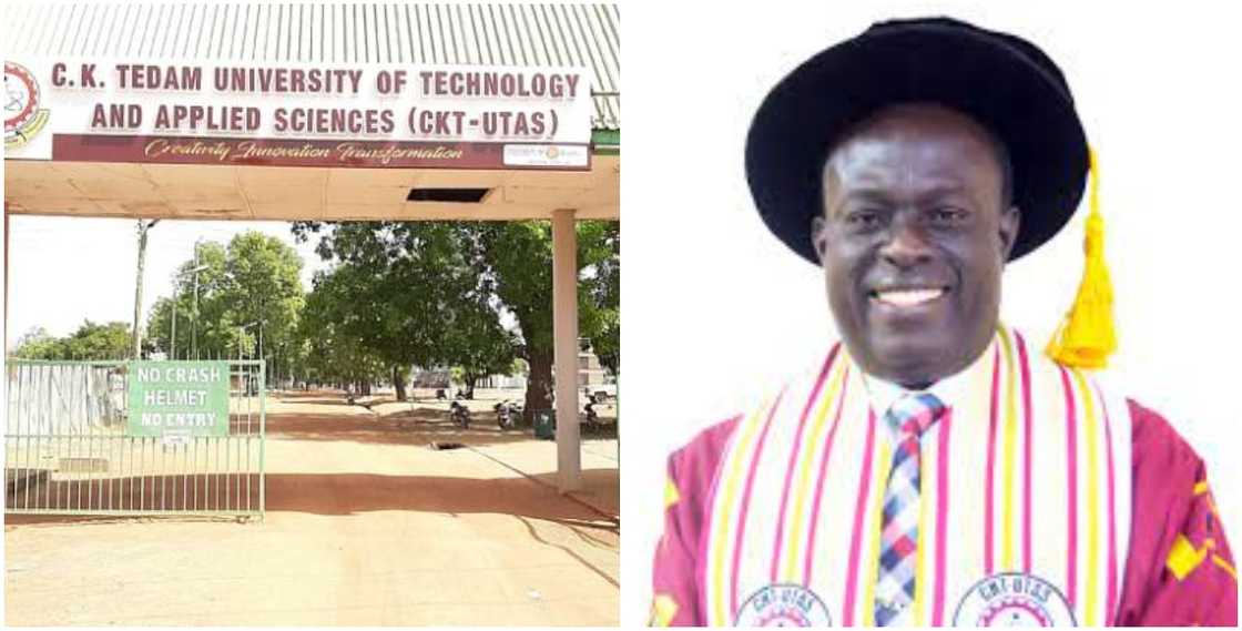 Collage of University gate and VC Collage of University gate and VC