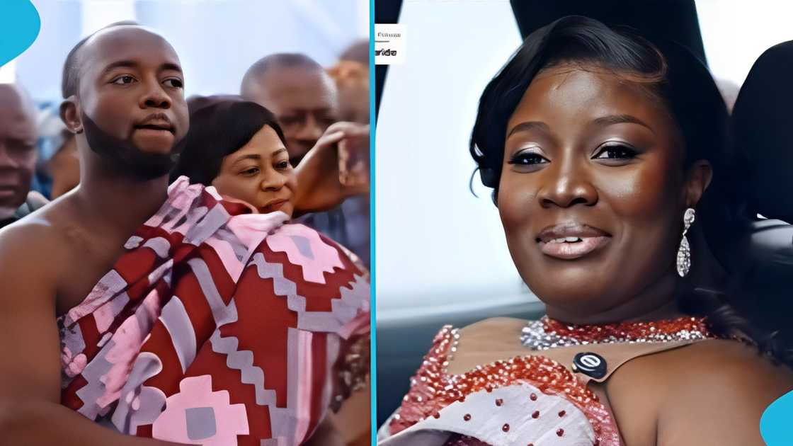 Ghanaian lady, husband, wedding, beautiful bride, social media Ghanaian lady, husband, wedding, beautiful bride, social media