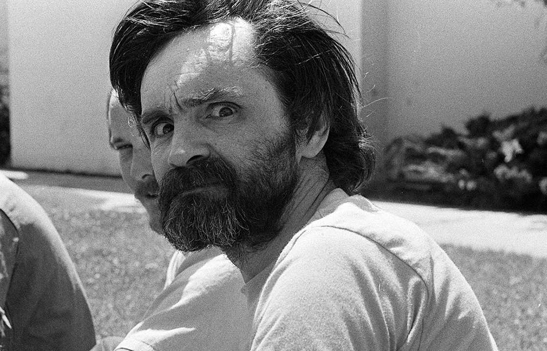 Charles Manson, the man who murdered Sharon Tate, at California Medical Facility Charles Manson, the man who murdered Sharon Tate, at California Medical Facility