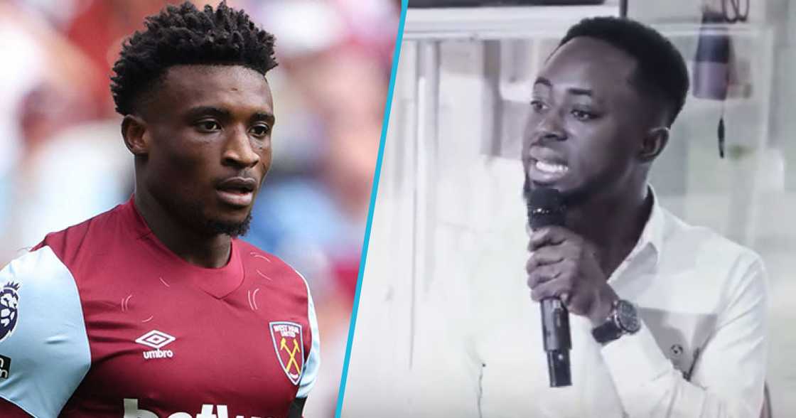 Photos of Mohammed Kudus (L) and Prophet Fire Ogya (R). Photos of Mohammed Kudus (L) and Prophet Fire Ogya (R).