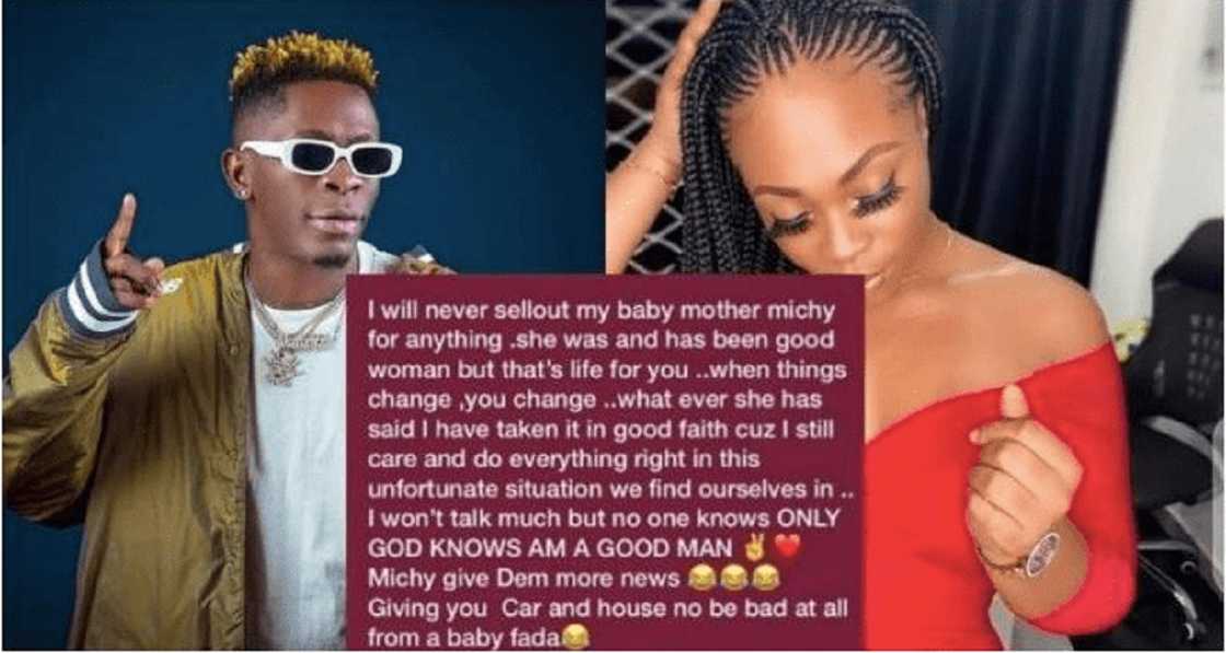 Shatta Wale: Musician Responds to Michy’s Claim that she Wasted her Youthful Years with her Shatta Wale: Musician Responds to Michy’s Claim that she Wasted her Youthful Years with her