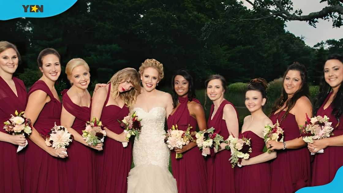 Abigail Anderson during her wedding