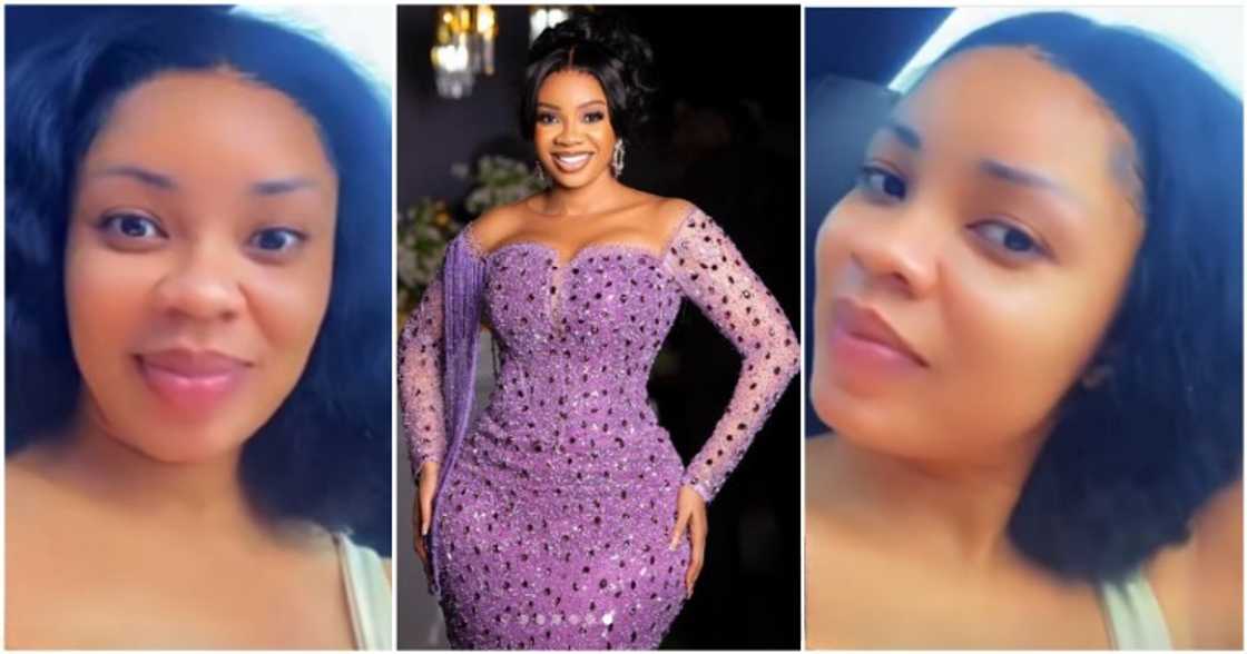 Serwaa Amihere shows off natural beauty in no-makeup video. Serwaa Amihere shows off natural beauty in no-makeup video.