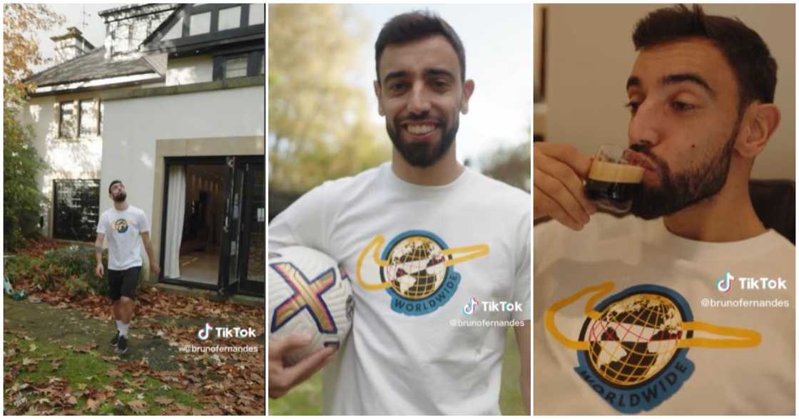 Bruno Fernandes and his UK home