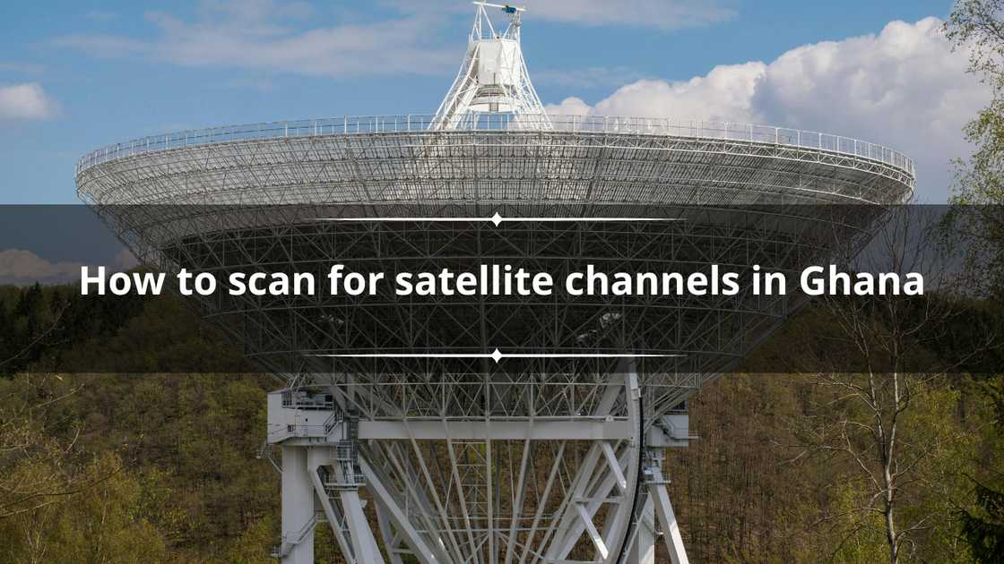 A satellite dish