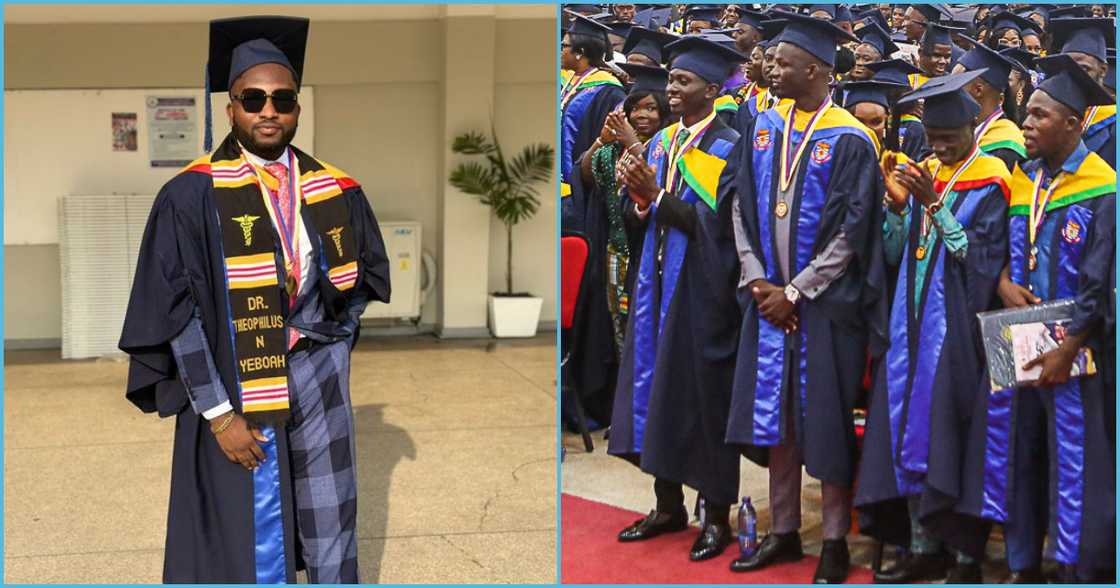 Photo of Theophilus Yeboah and UCC graduates Photo of Theophilus Yeboah and UCC graduates