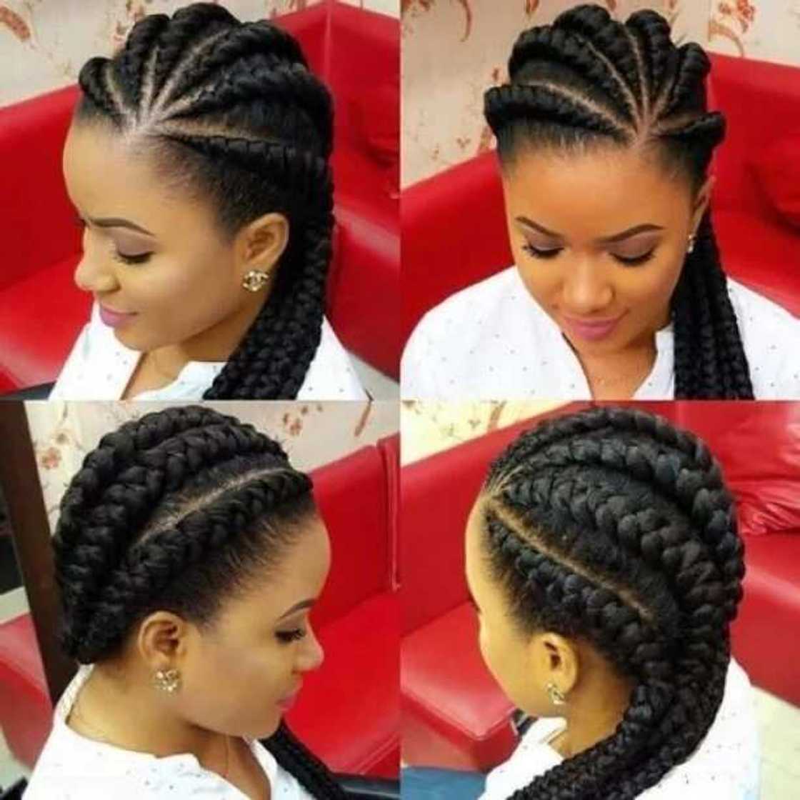 3D Ghana braids