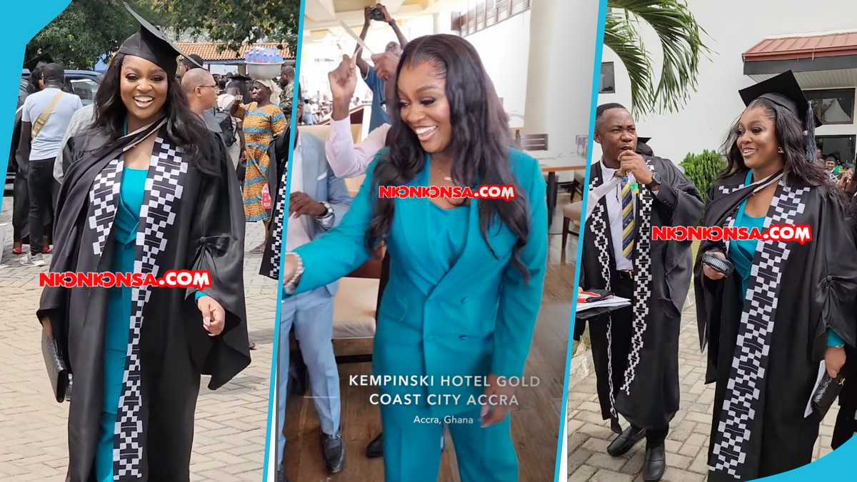 Jackie Appiah Bags Masters Degree From the University Of Ghana Legon, Trends With Her Stylish Outfit - YEN.COM.GH Jackie Appiah Bags Masters Degree From the University Of Ghana Legon, Trends With Her Stylish Outfit - YEN.COM.GH