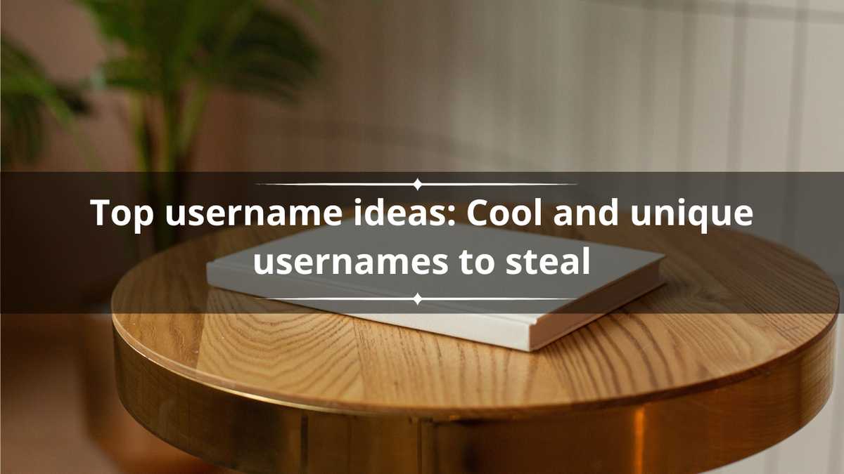 30 top username ideas: Cool and unique usernames to steal - YEN.COM.GH