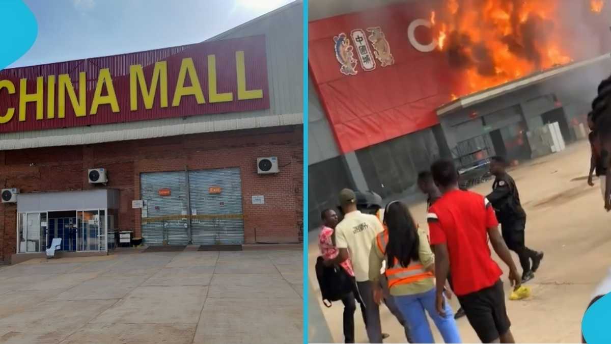 Man confronted after running into burning China City Mall to retrieve his belongings, video