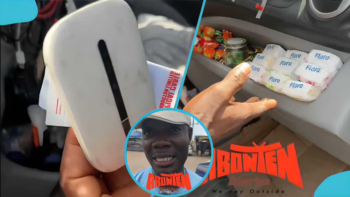 Ghanaian taxi driver goes viral for incredible freebies for passengers