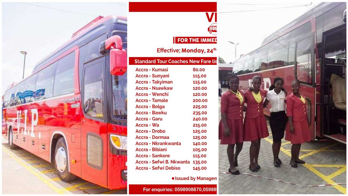 VIP Jeoun Increases Transport Fares For Trips Across Ghana; GPRTU set ...