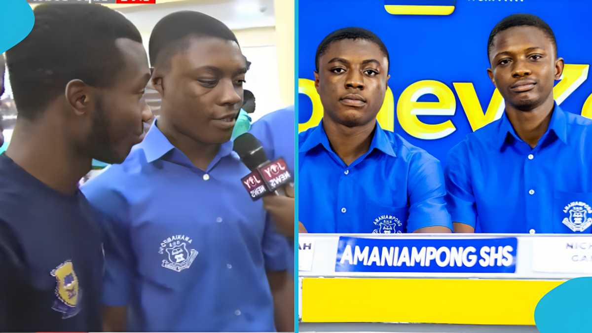 Amaniampong NSMQ star nears tears after semi-final exit, consoled in video