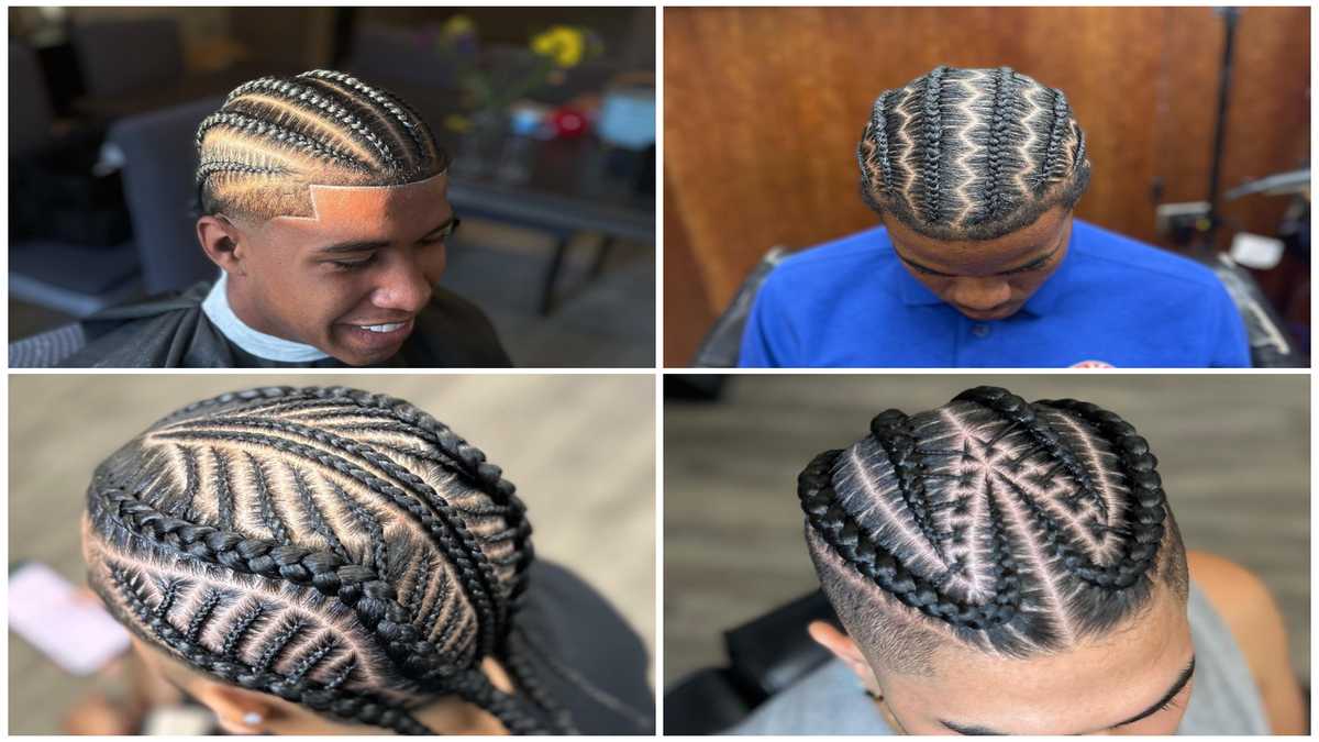 Blonde straight back cornrows online