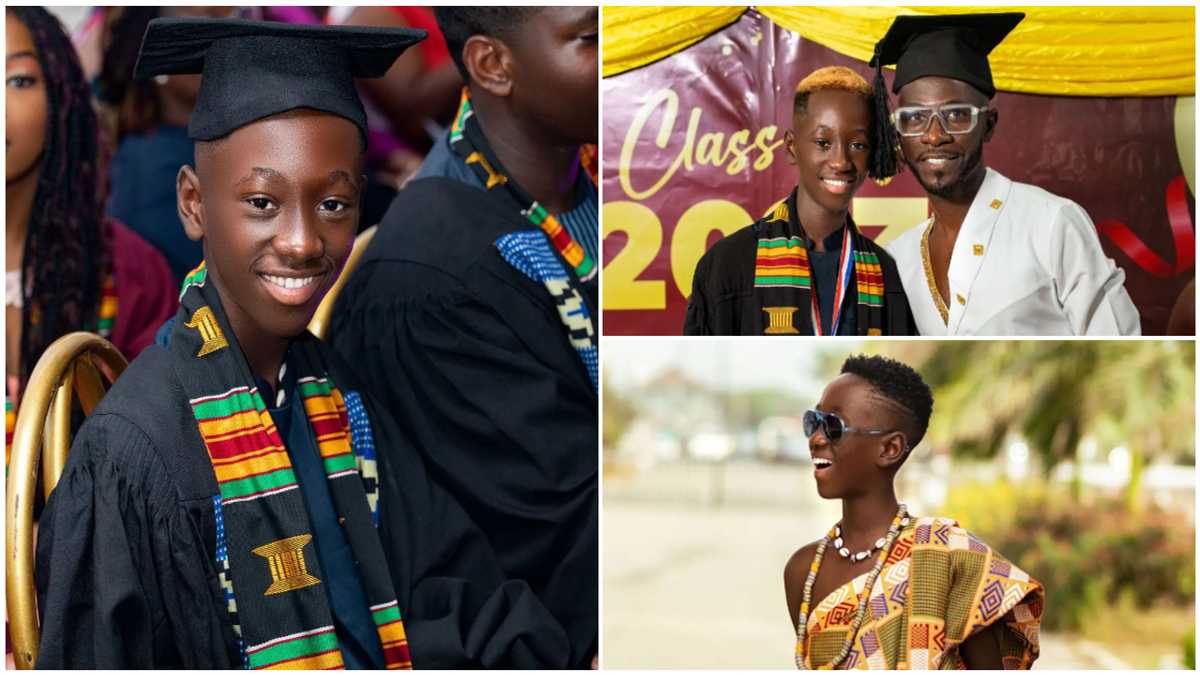 Okyeame Kwame Looks Fabulous In White Outfit As His Son Graduates From okyeame-kwame-looks-fabulous-in-white-outfit-as-his-son-graduates-from