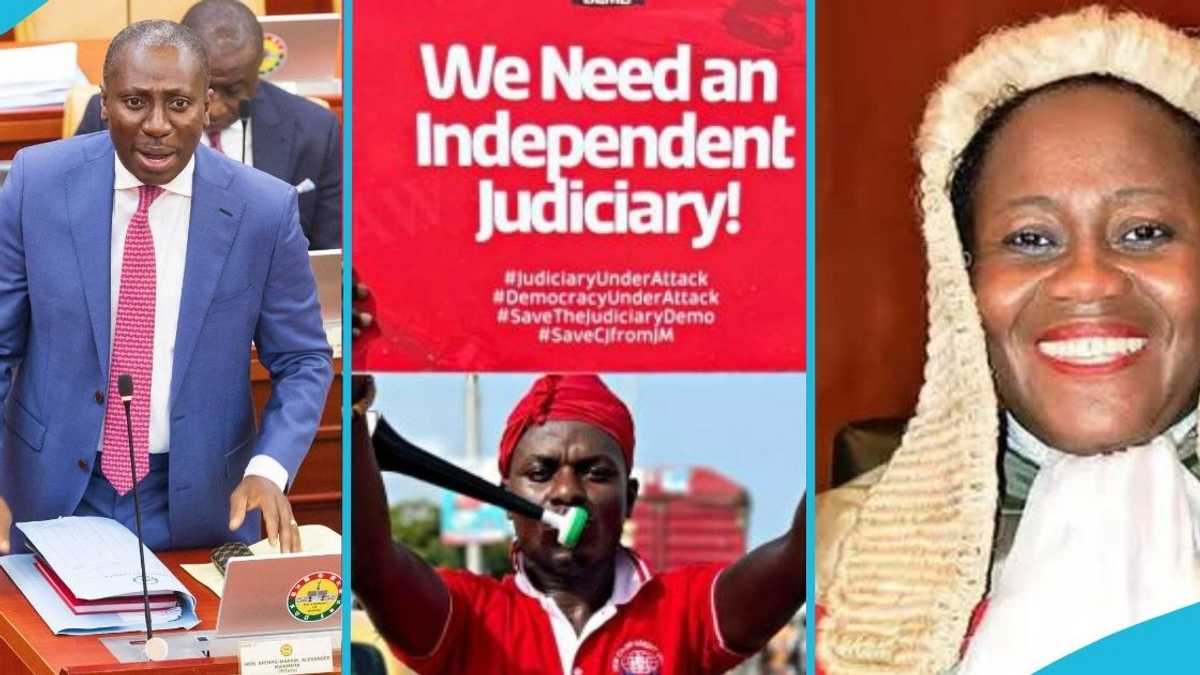 NPP protest to protect the judiciary: “Suspending the Chief Justice is a red line”