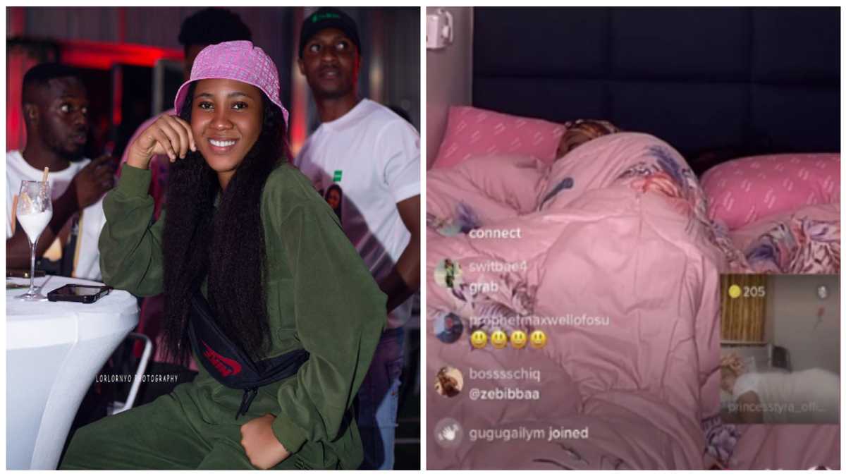 Jackline Mensah Sleeps During Live Video On TikTok And Gets 70k Views