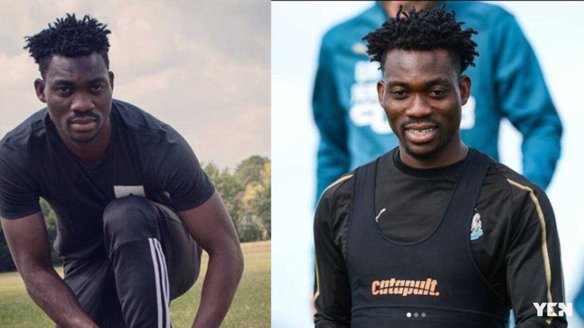 Christian Atsu celebrates his wife on her birthday - YEN.COM.GH