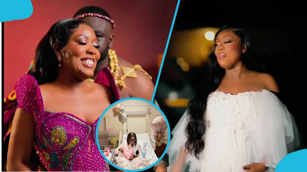 Snapchat influencer Kwartemaa evokes joy as she shares the first official photos of her baby girl online
