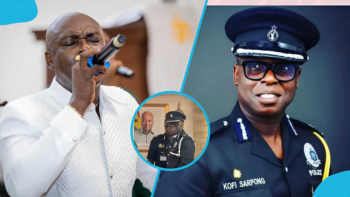 Congratulations pour in as gospel musician Kofi Sarpong gets new rank in the Ghana Police Service