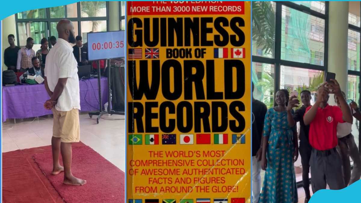 Guinness World Record Ghanaian Man Attempts StandAthon, Gives Up