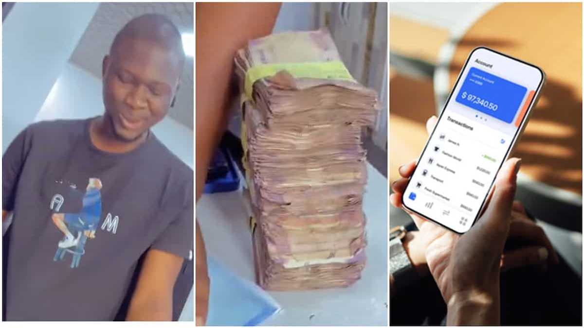 Naira Notes: Man Storms Phone Shop With Huge Cash He Saved for 10 Years ...