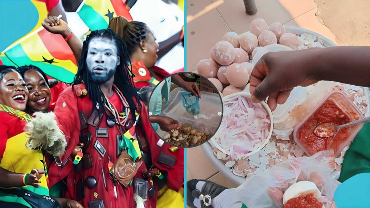 “GH¢120?”: Ghanaian woman goes viral for selling kosua ne meko in Canada