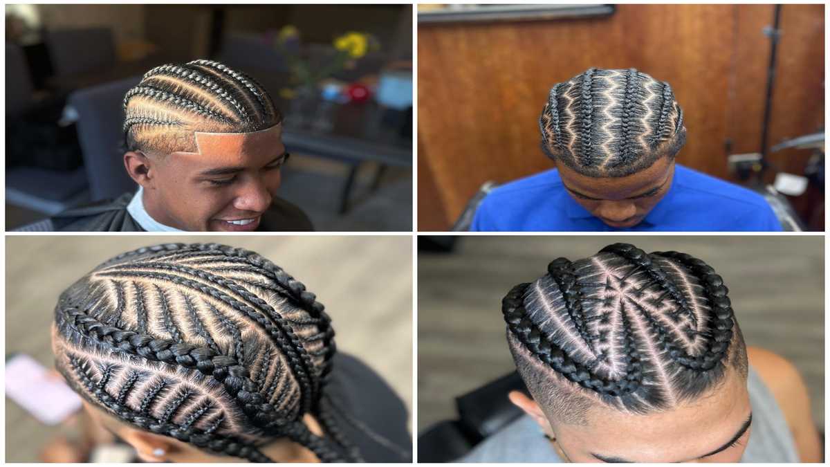 Big straight back cornrows clearance