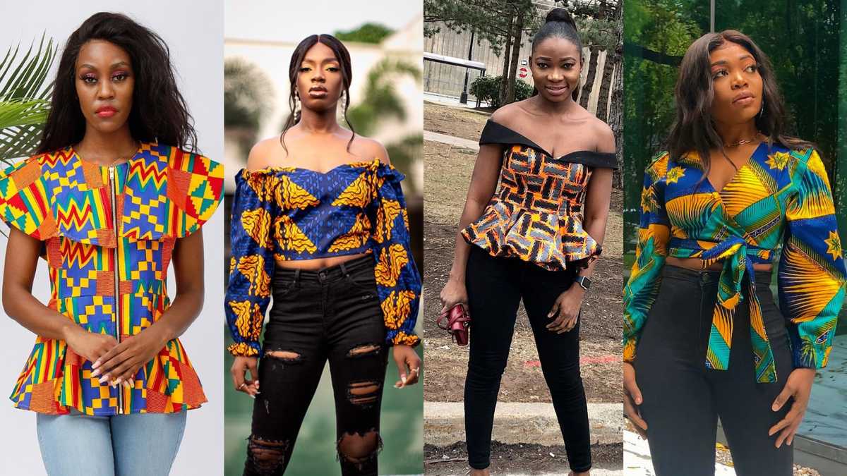 Ankara casual tops online