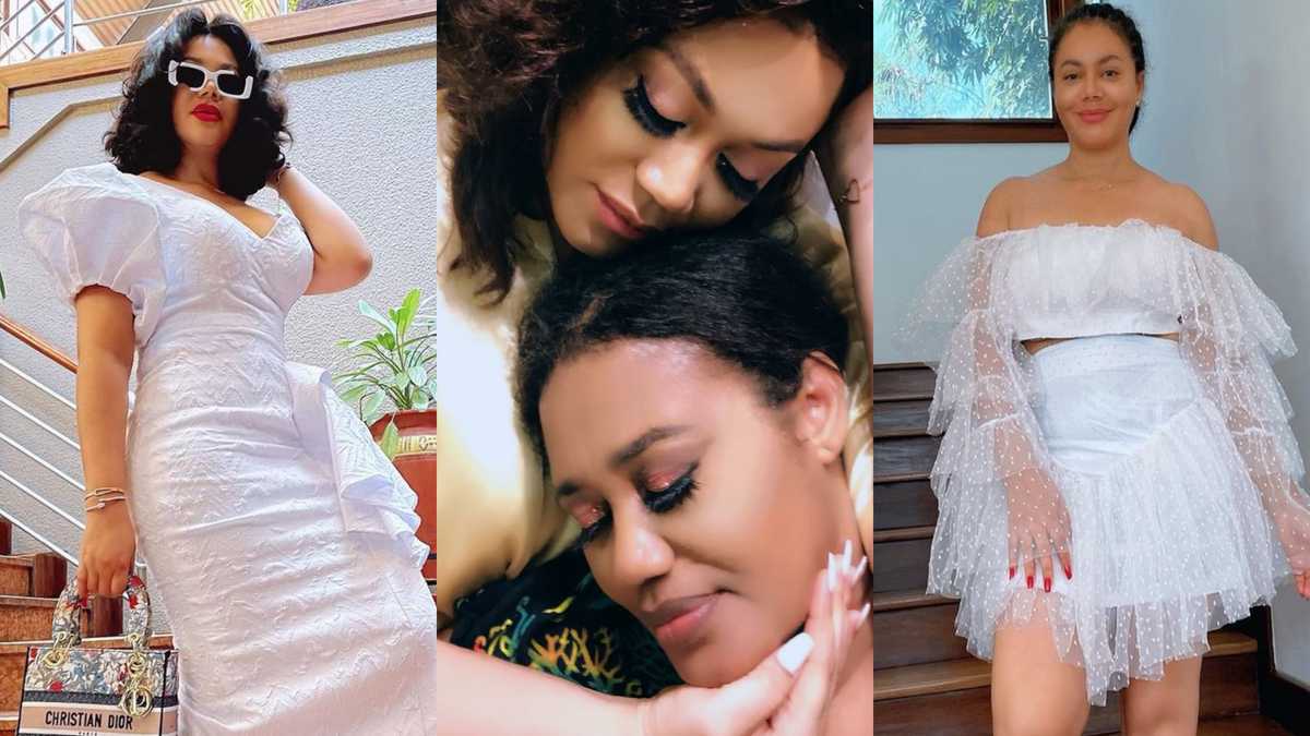 Nadia Buari Does Colour Combination With Her Mother In New Photos, Fans ...