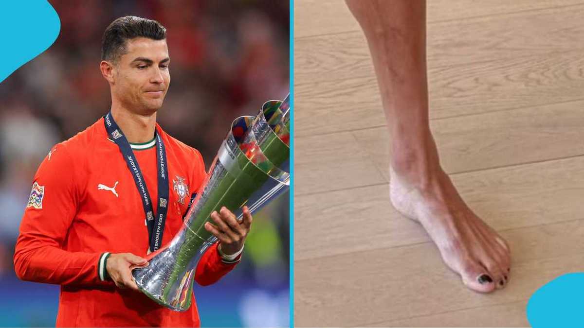 Real reason why Cristiano Ronaldo paints his toenails black