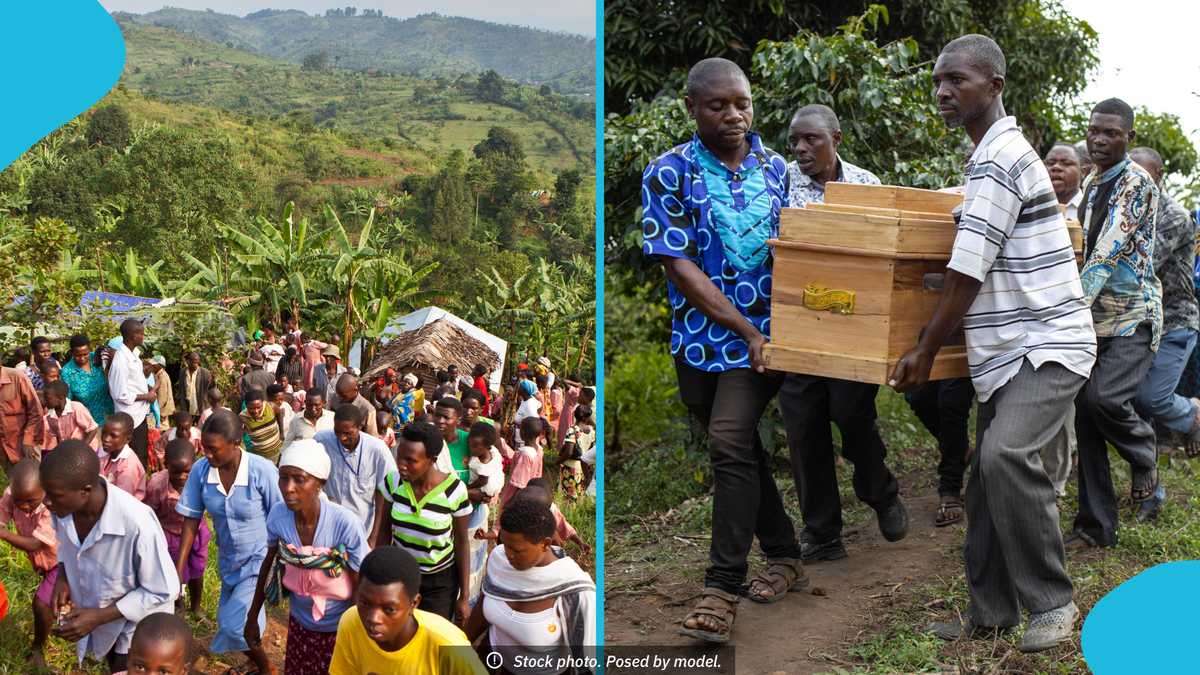 The Man Who Came Back: Ugandan Funeral Turns to Chaos as 'Deceased' Appears Alive