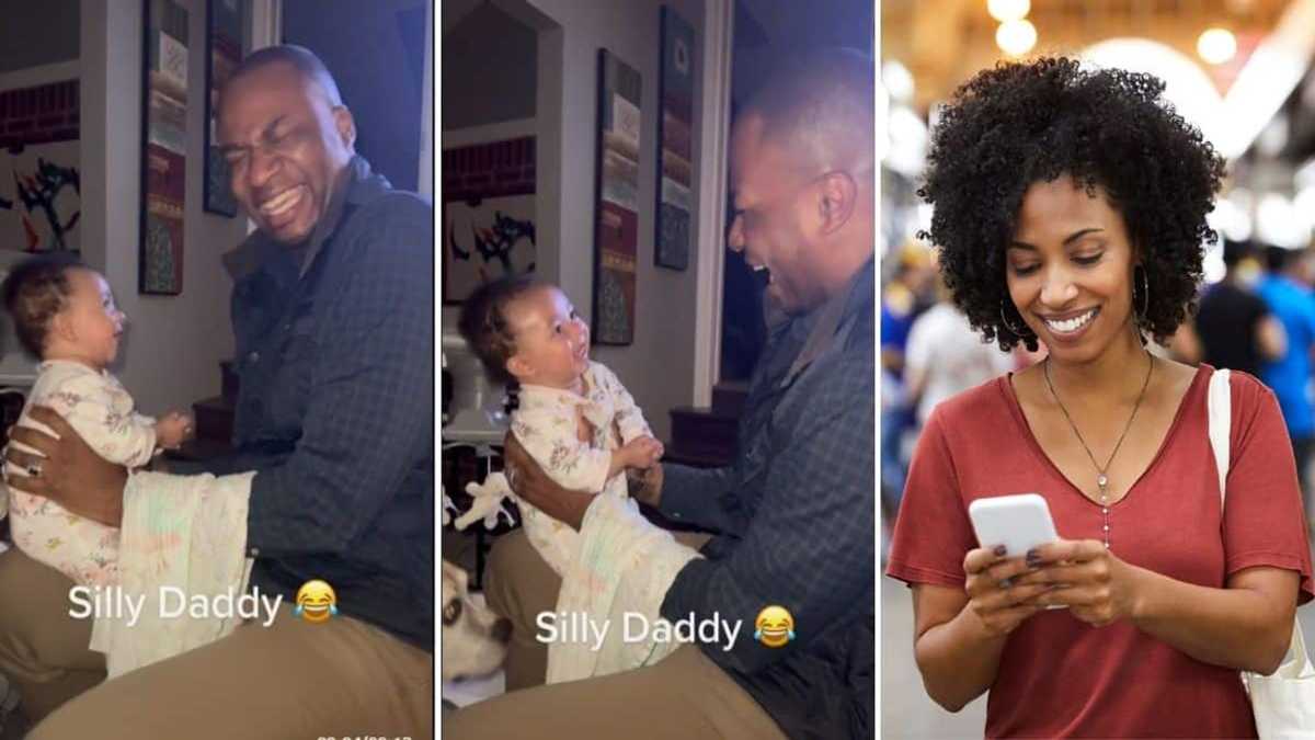 Daddy Goals: Video Showing Dad Making Baby Girl Laugh Hard Goes Viral ...