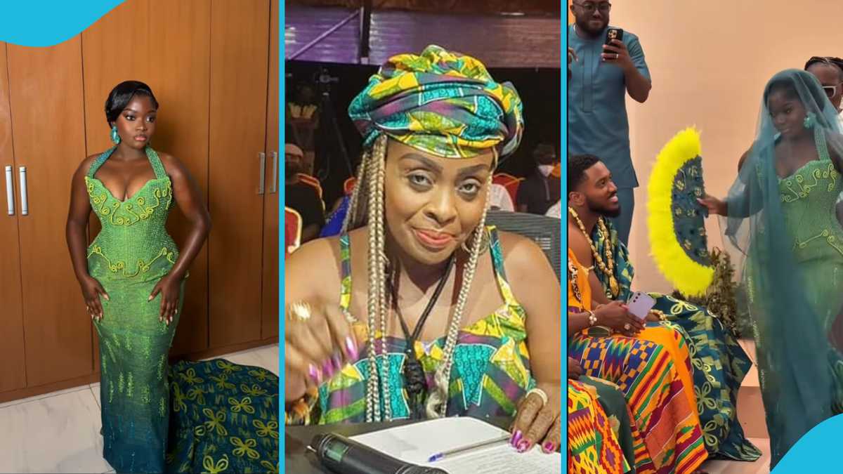 Akosua Agyapong and Amadzeba's Daughter Marries in Colourful Traditional Wedding