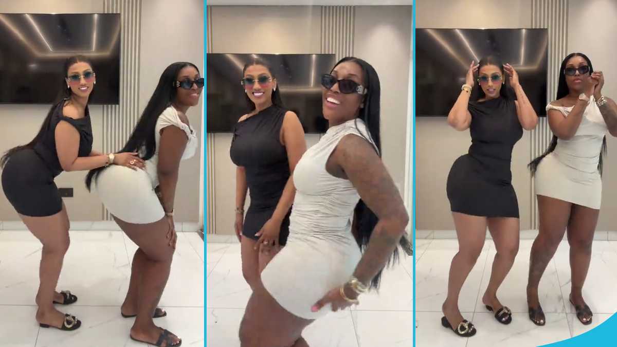 Fantana and Hajia4Real Flaunt Their Fine Figures As They Dance to Water Water Nyash