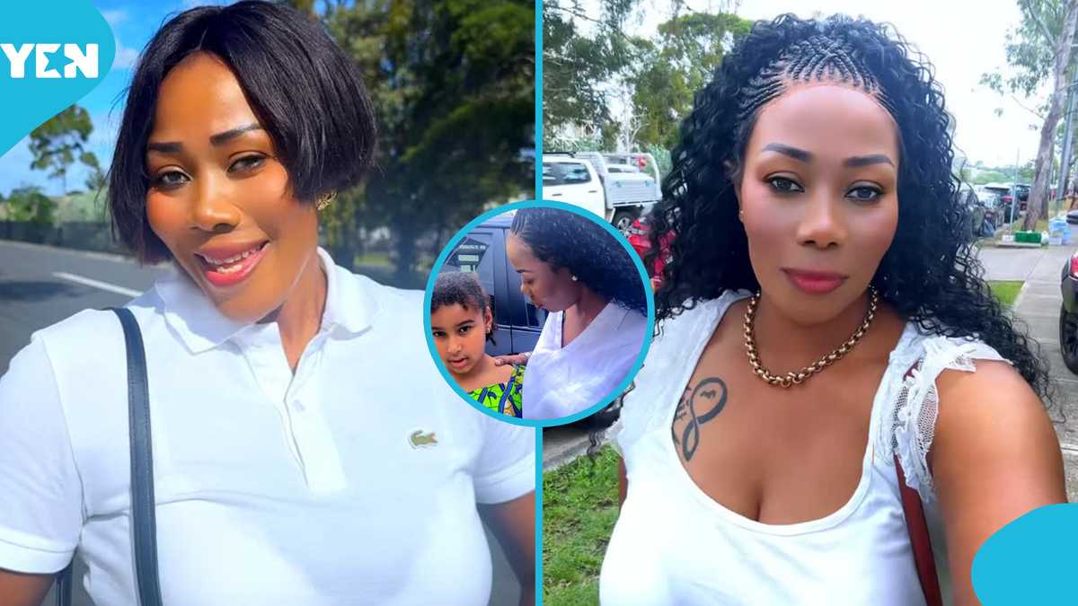 Fans admire Borga Sylvia’s 'obroni' daughter as she speaks fluent Twi in video from Australia