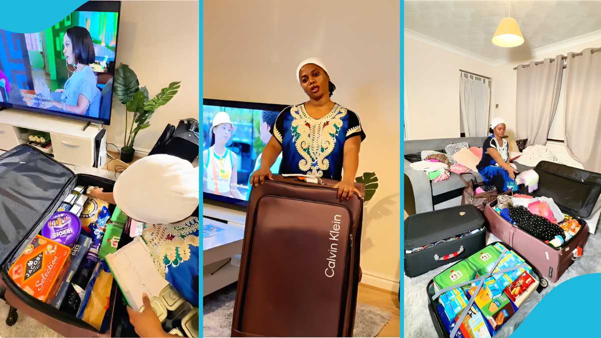 Ghanaian nurse in UK shops and sends groceries to family in Ghana: "Why not money?"