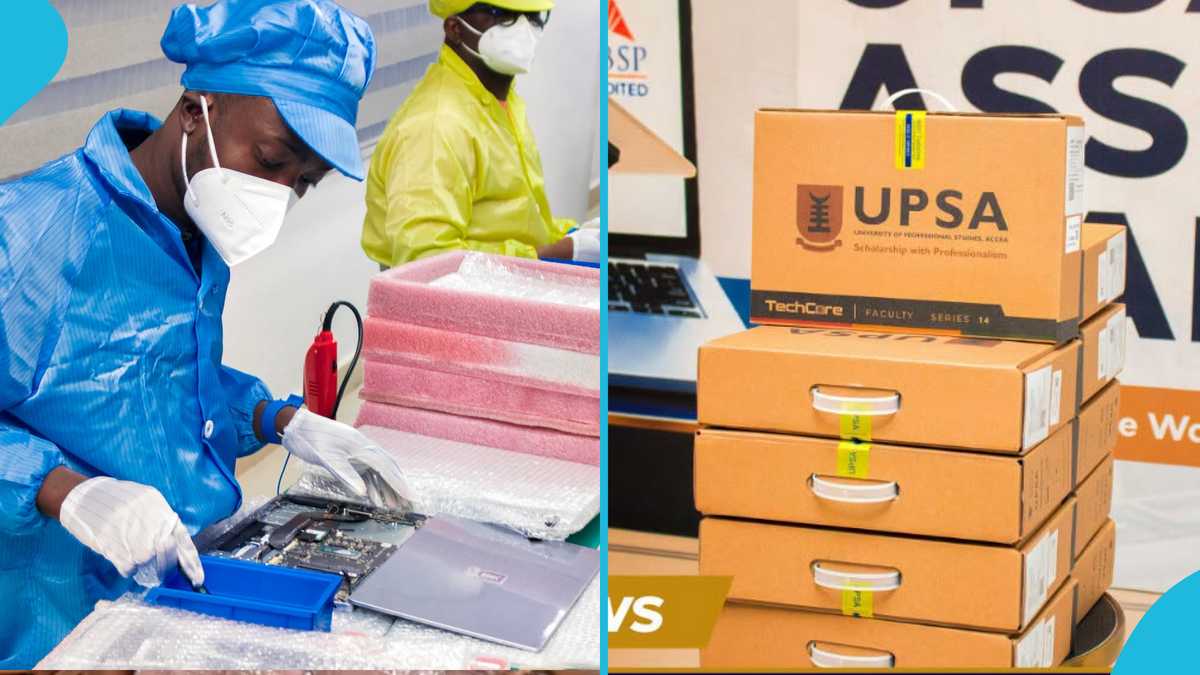 UPSA sets record by launching laptop assembly plant, new students to assemble their own devices