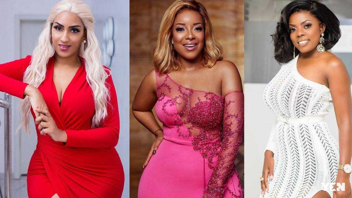 Top Ghanaian female stars and the football teams they support - YEN.COM.GH