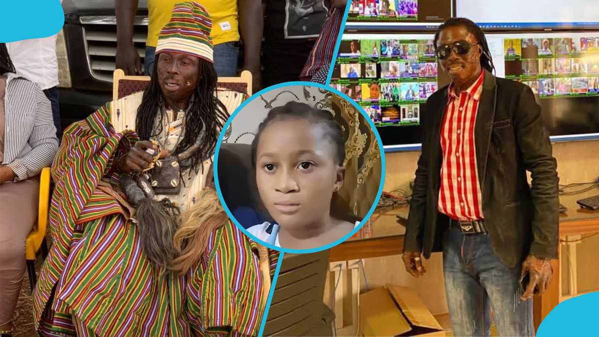 Kwaku Bonsam shows off his beautiful daughter to prove that he was a fine man