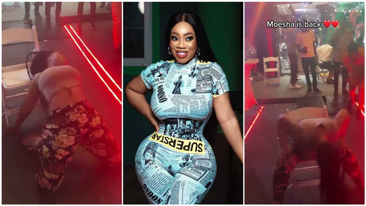 Moesha Boduong Lap Dances At A Club, Video Shows Her Giving Fire Moves As  Peeps Cheer Her On - YEN.COM.GH