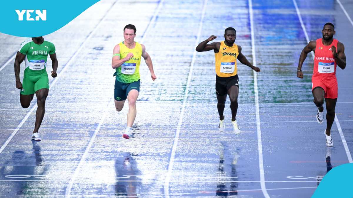 Commonwealth Games: Ghana's Benjamin Azamati finishes 2nd from bottom in 100m final