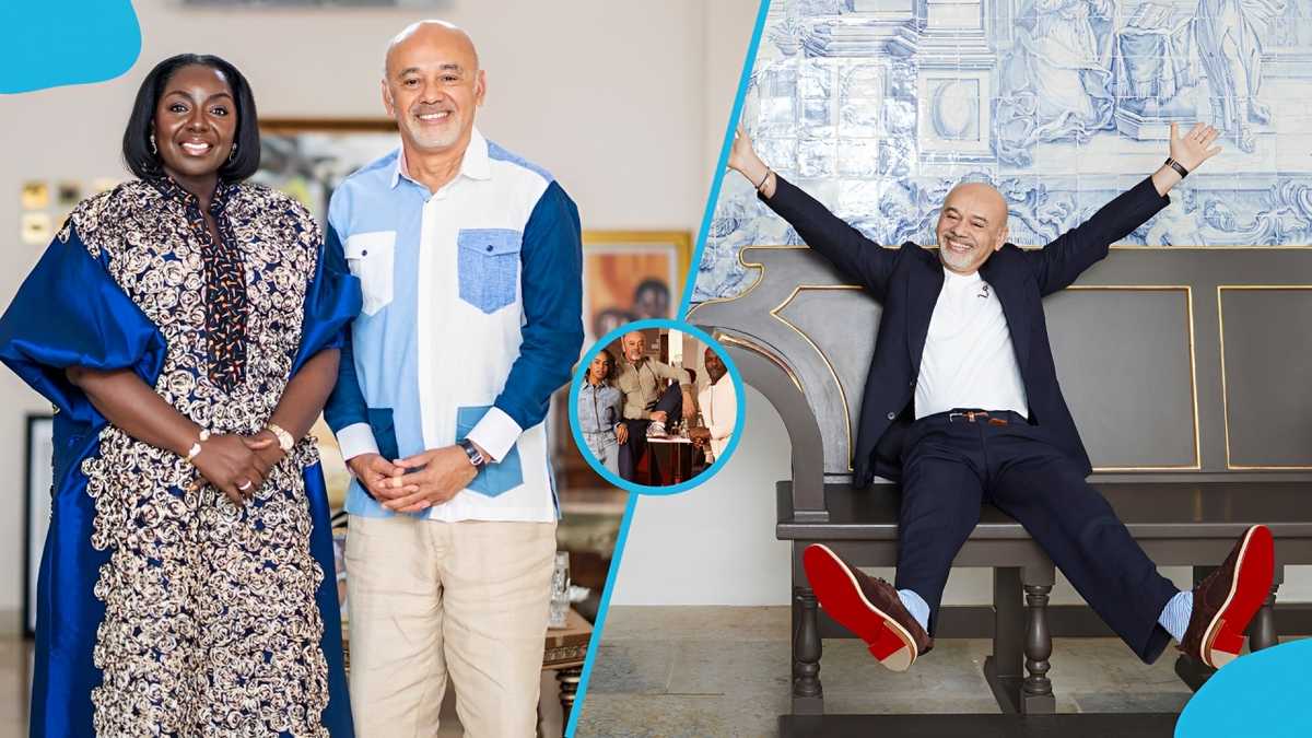 French luxury designer Louboutin visits Manhyia Palace with plans for Kumasi