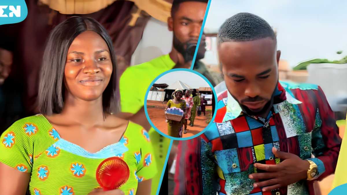 Techiman couple goes viral for their ‘no makeup, no decor’ wedding